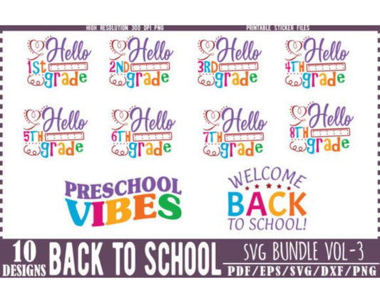 Back to School Svg Bundle