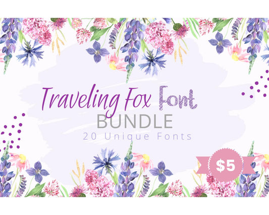 Traveling Fox Font Bundle