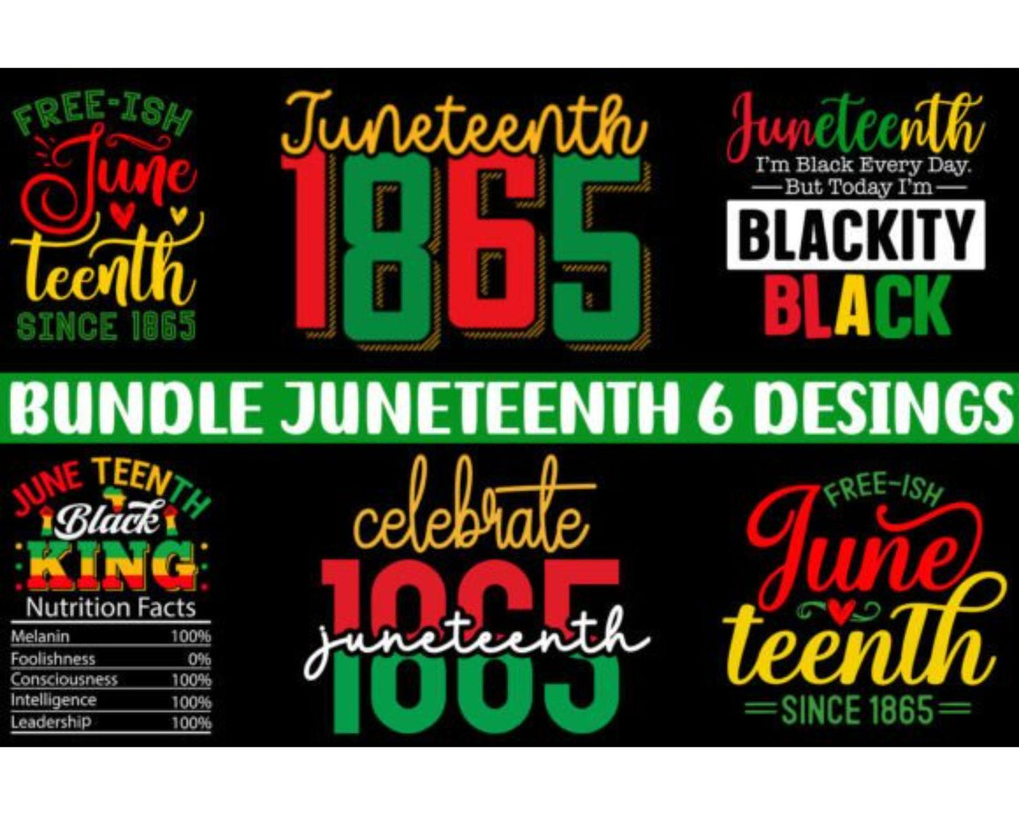 Juneteenth SVG Bundle, Independence Day