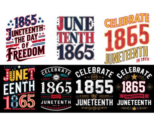 Celebrate Juneteenth 1865 T Shirt Bundle