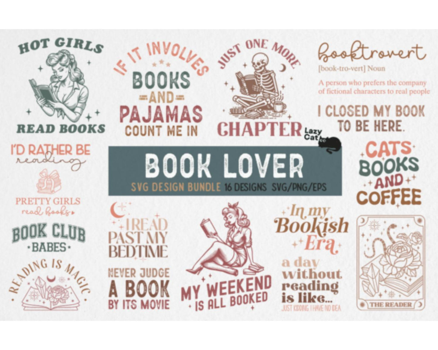 Book SVG PNG Bundle