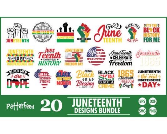 Juneteenth SVG Bundle, Juneteenth Design