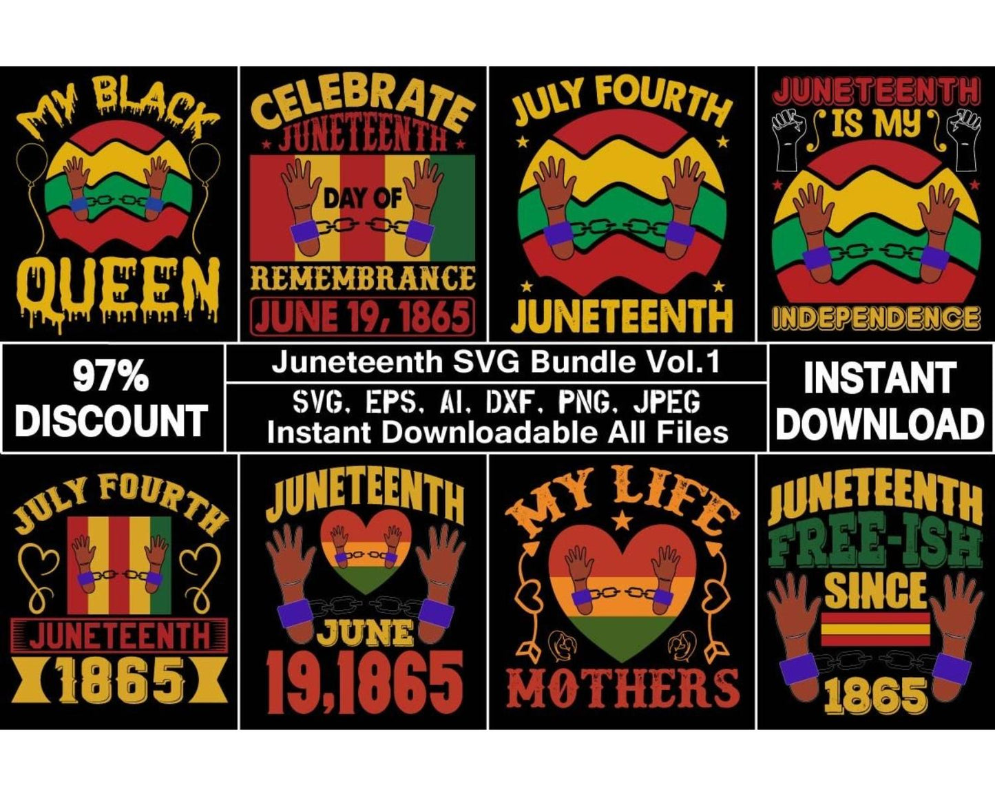 Juneteenth SVG Bundle