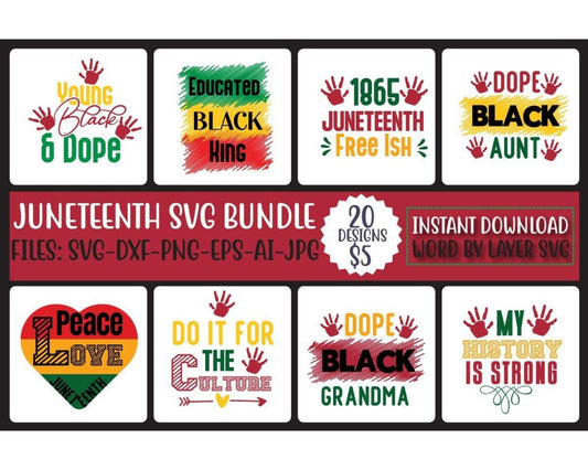 Juneteenth SVG Bundle