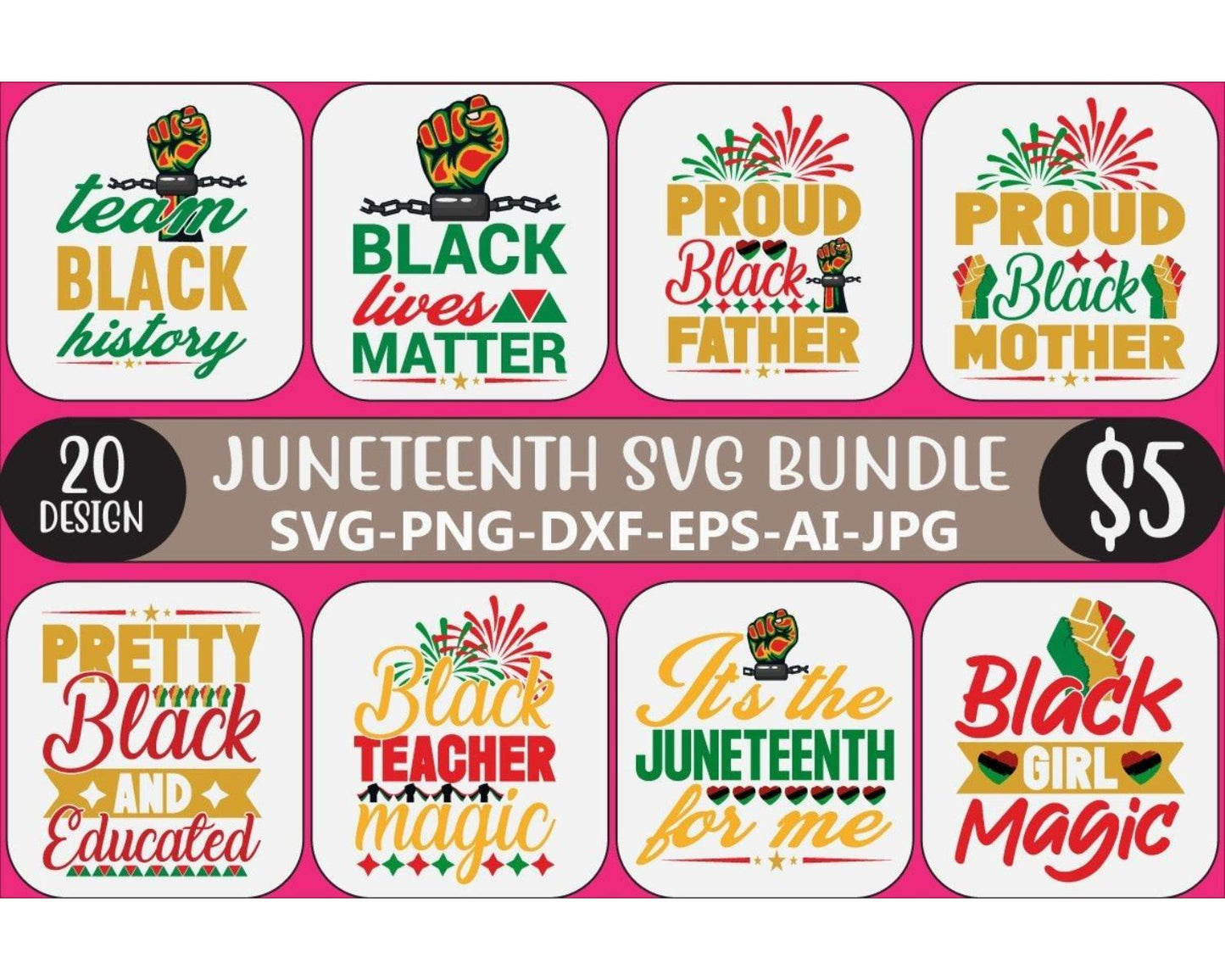 Juneteenth SVG Bundle