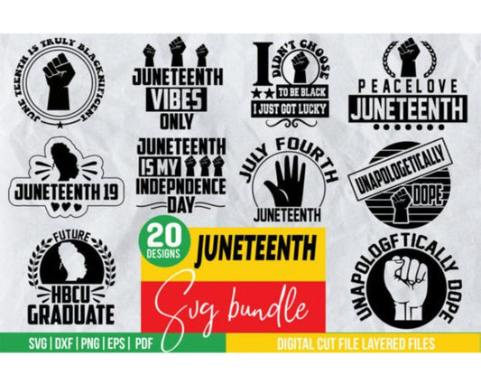 Juneteenth Svg Bundle