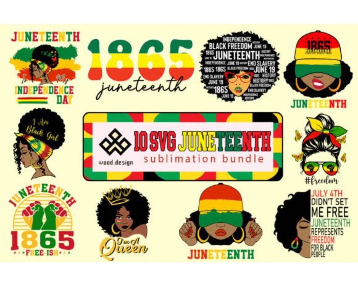 Juneteenth SVG Bundle Black History SVG