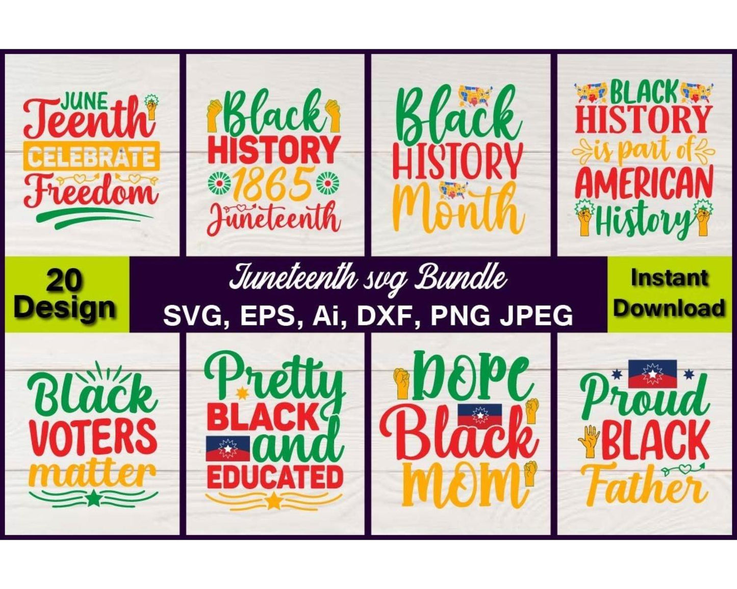 Juneteenth SVG Bundle