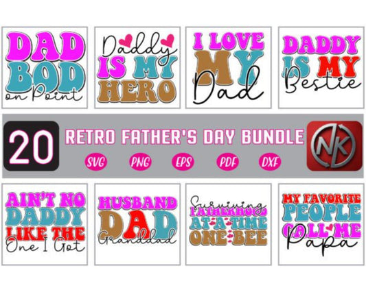 Retro Fathers Day Bundle