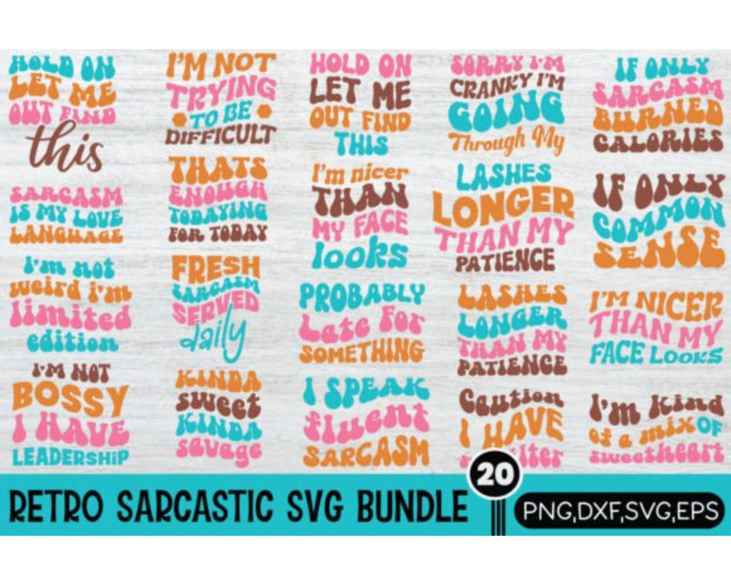 Mega Sarcastic Svg Bundle