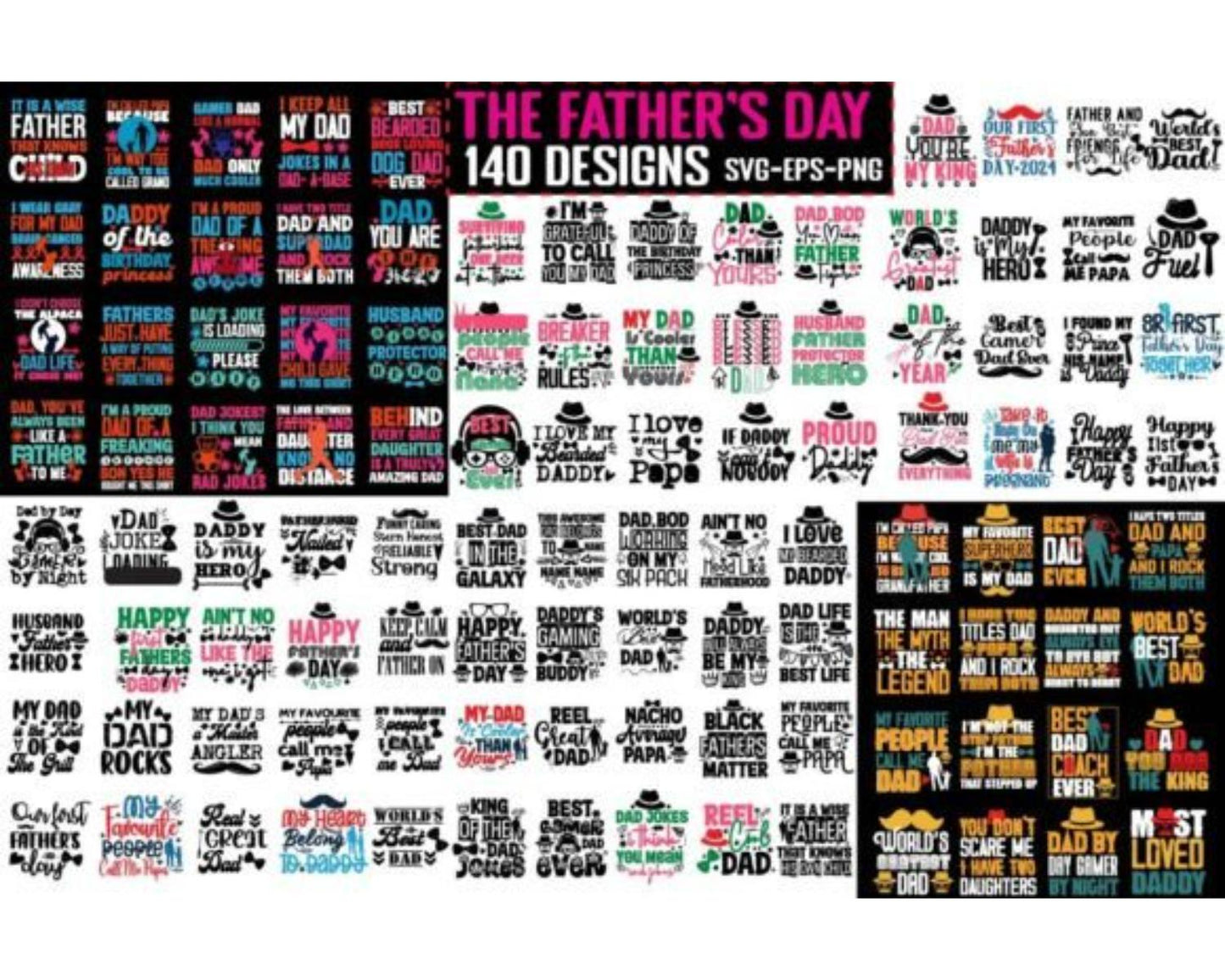 The Big Fathers Day SVG Bundle