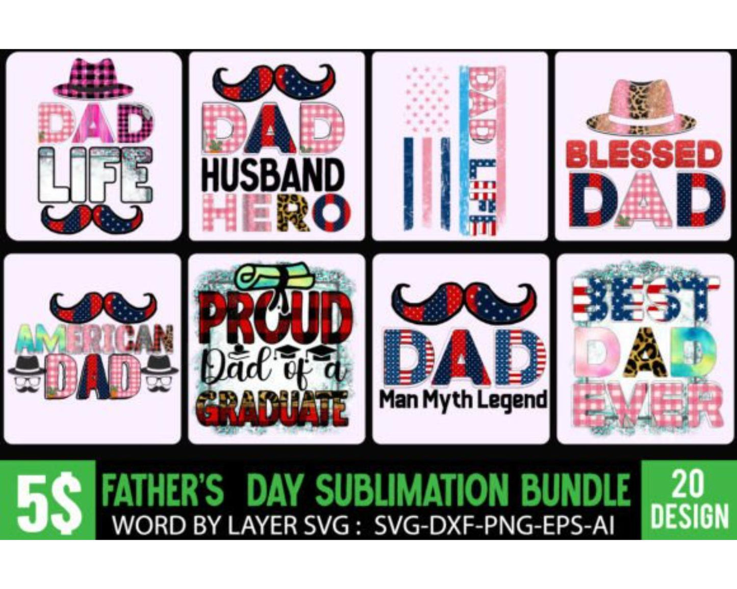 Fathers Day Sublimation Bundle