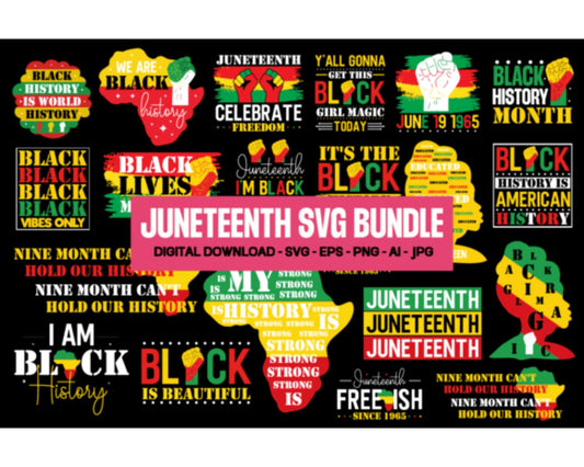 Juneteenth SVG Bundle