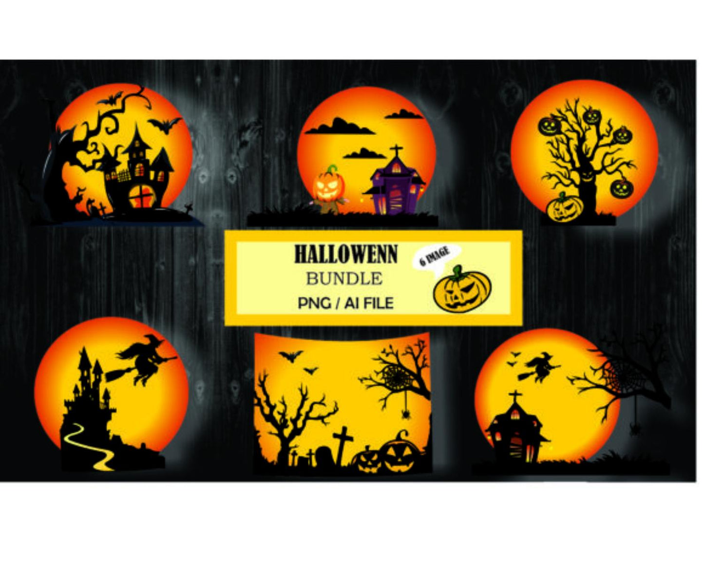 HALLOWEEN ILUSTRATION BUNDLE