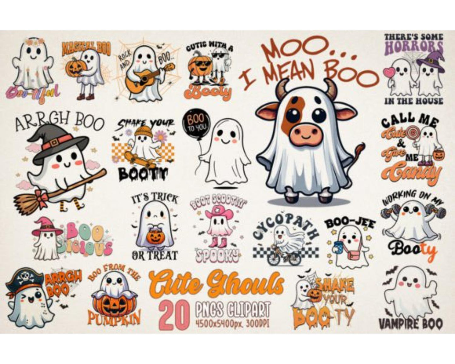 Cute Ghouls Halloween Bundle