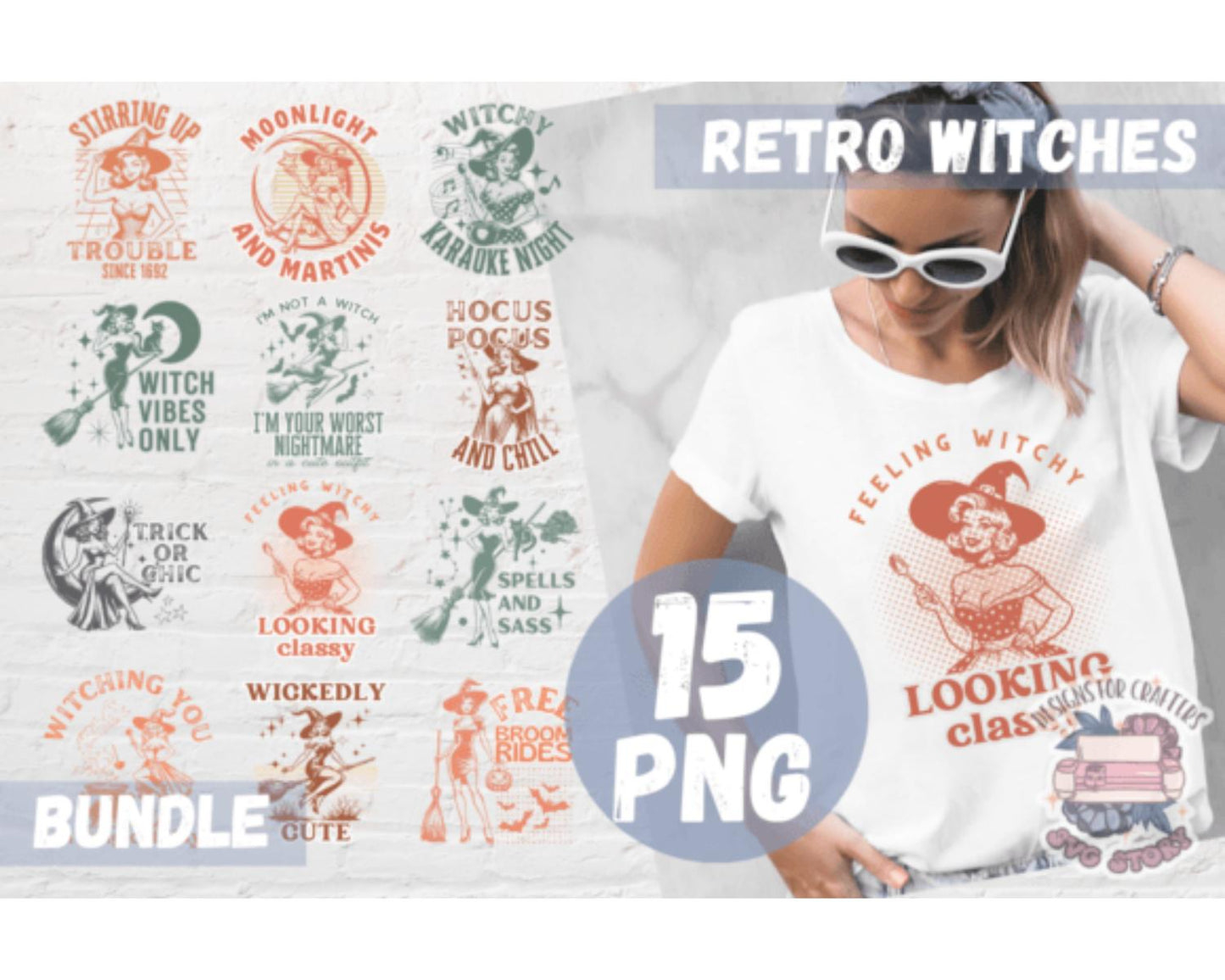 Retro Halloween Bundle Sublimation