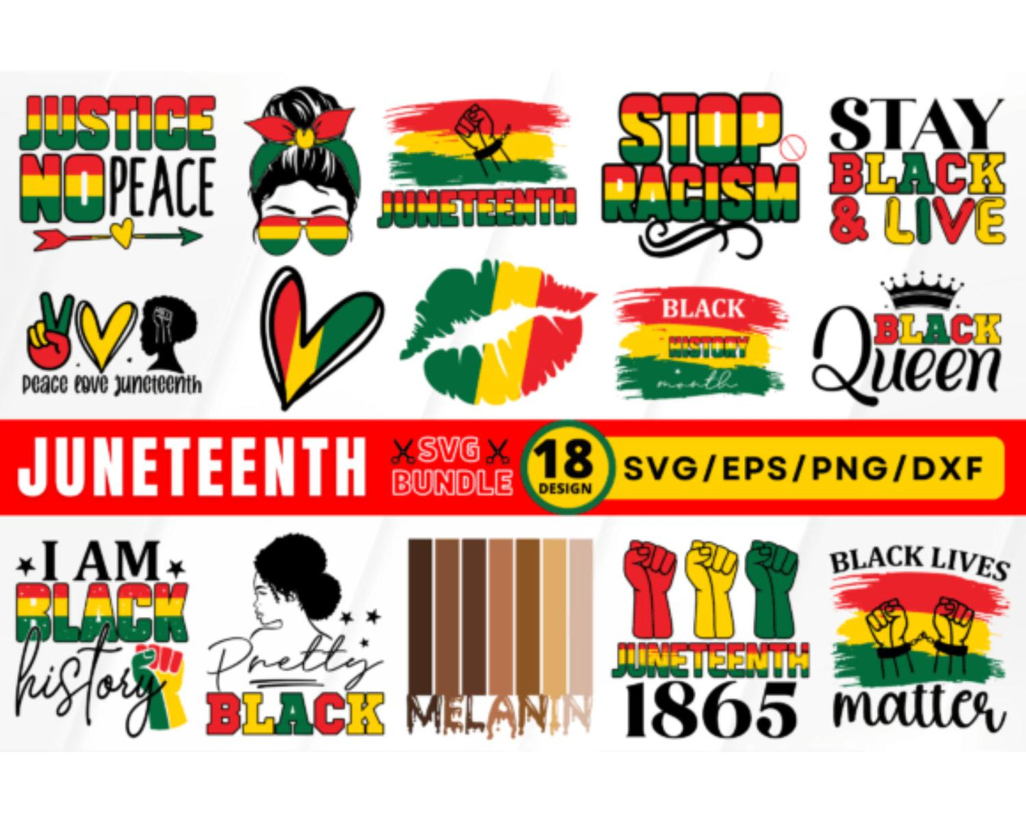 Juneteenth SVG Bundle