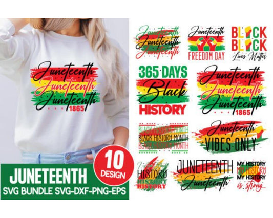 Juneteenth Svg Bundle, Black History Mon