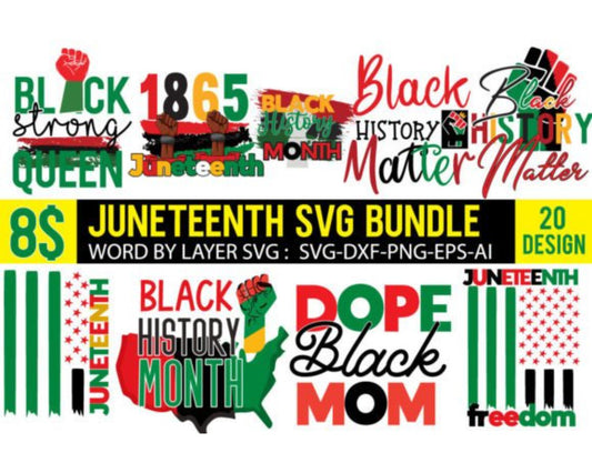 Juneteenth SVG Bundle