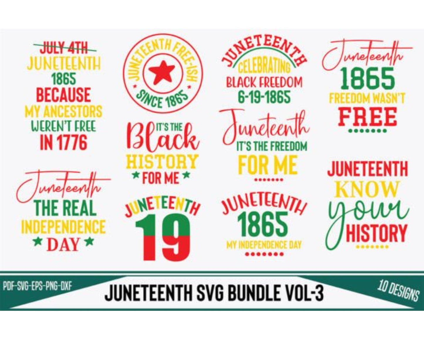 Juneteenth SVG Bundle