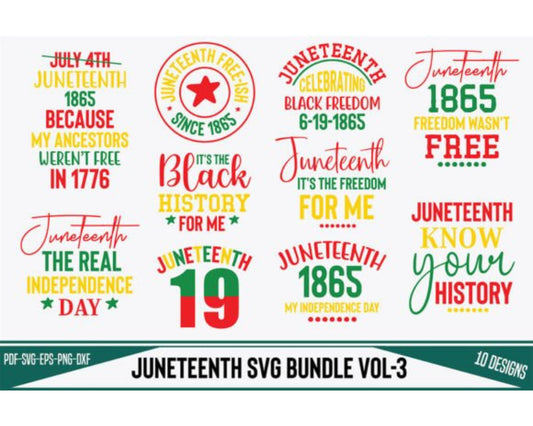 Juneteenth SVG Bundle