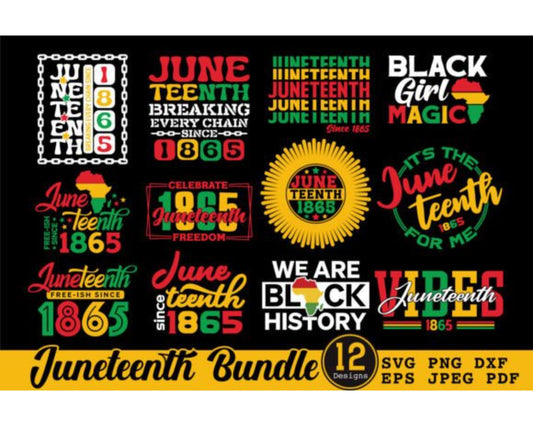 Juneteenth SVG Bundle Black History Mont