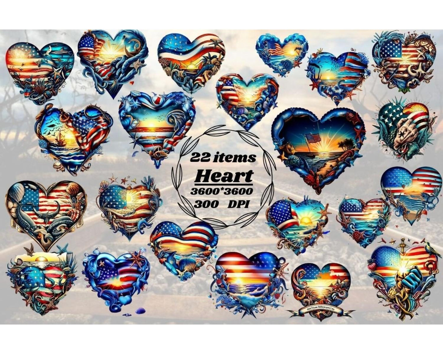 Heart 4th of July Bundle