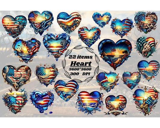 Heart 4th of July Bundle