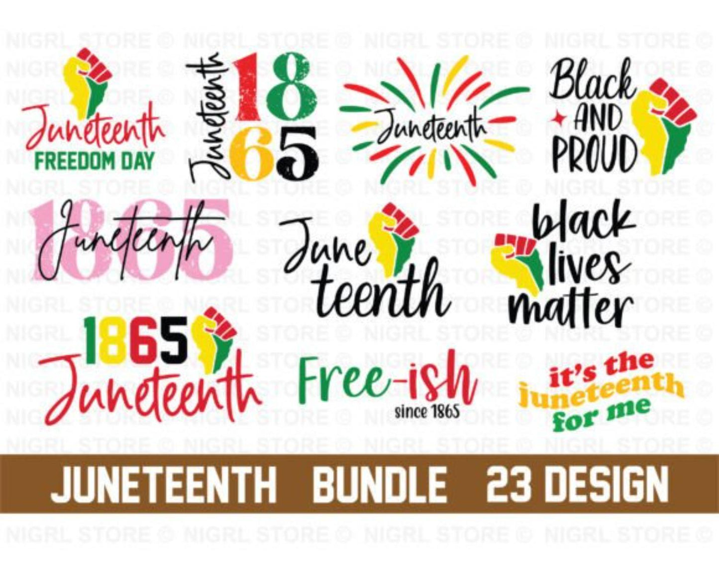 Juneteenth Svg Bundle, Svg Designs, Cut