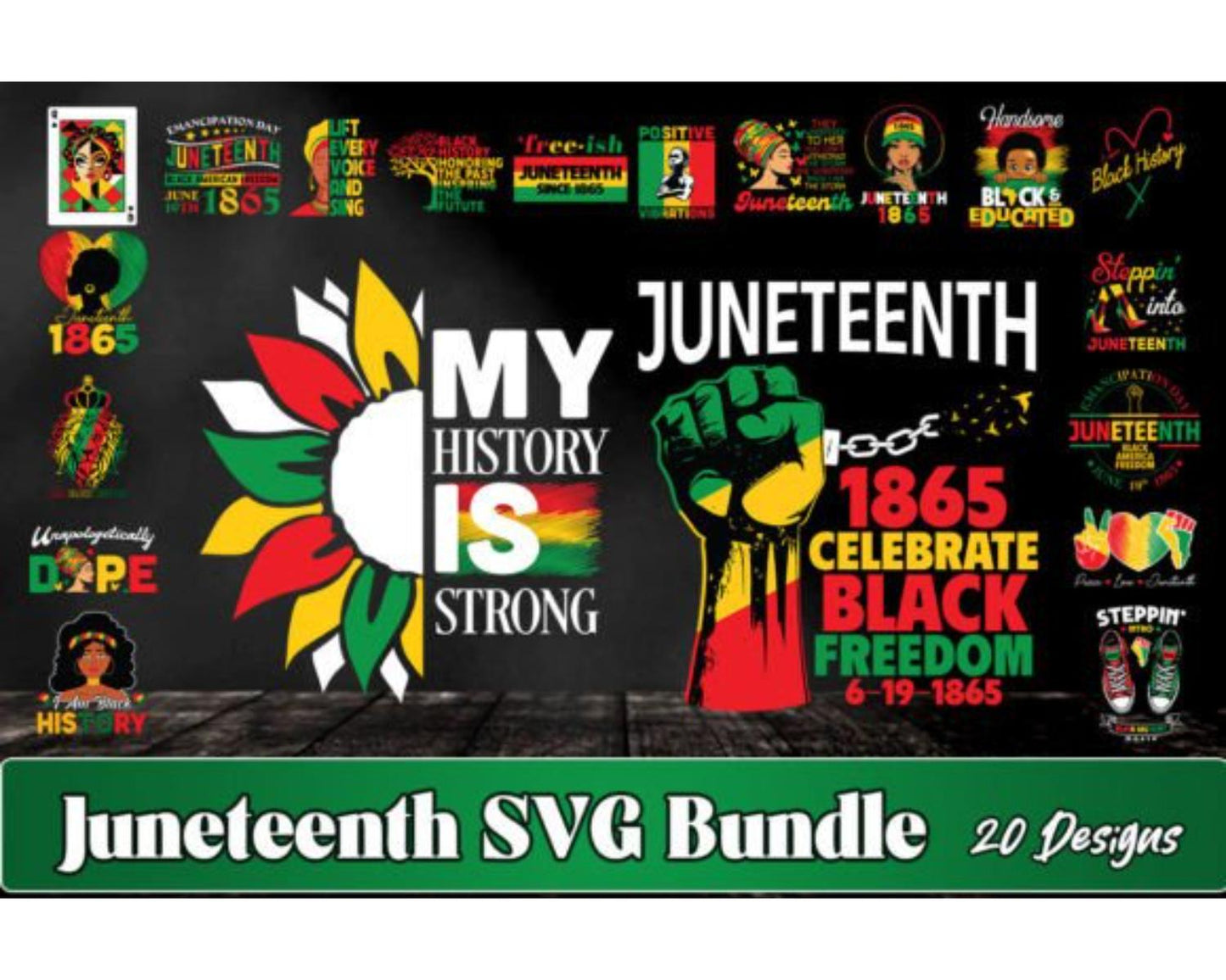 Celebrate Juneteenth SVG Bundle