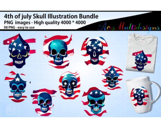 Sugar Skull 4th of July Bundle