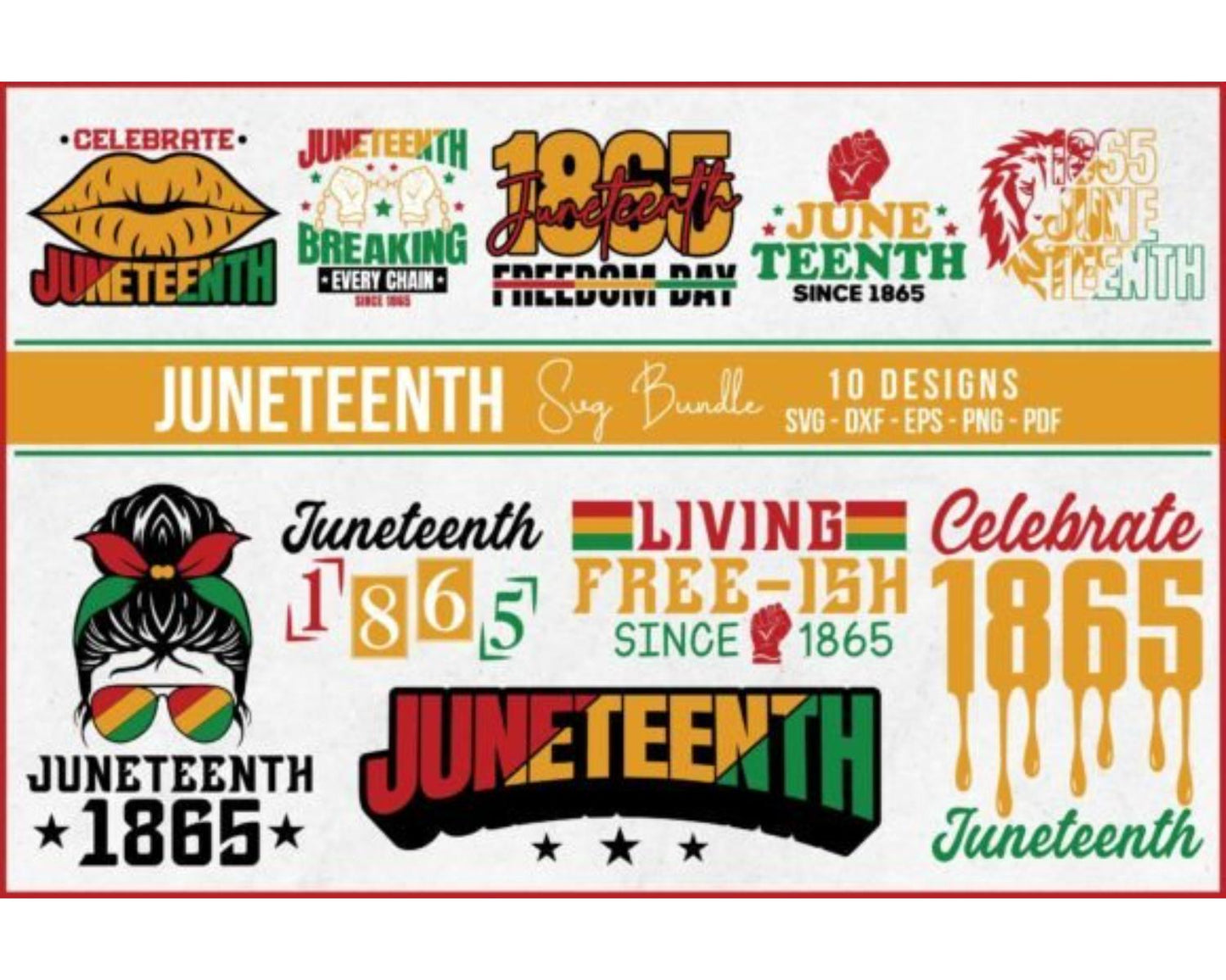 Juneteenth SVG Bundle