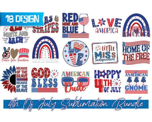 4th of July Bundle Sublimation