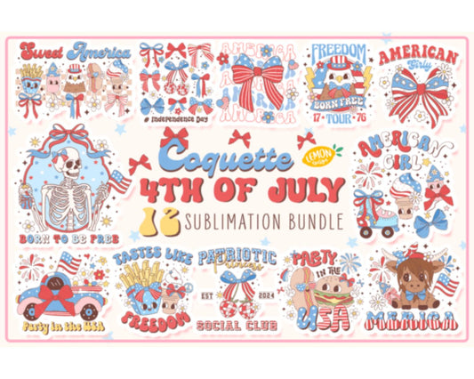 Coquette 4th of July Sublimation Bundle