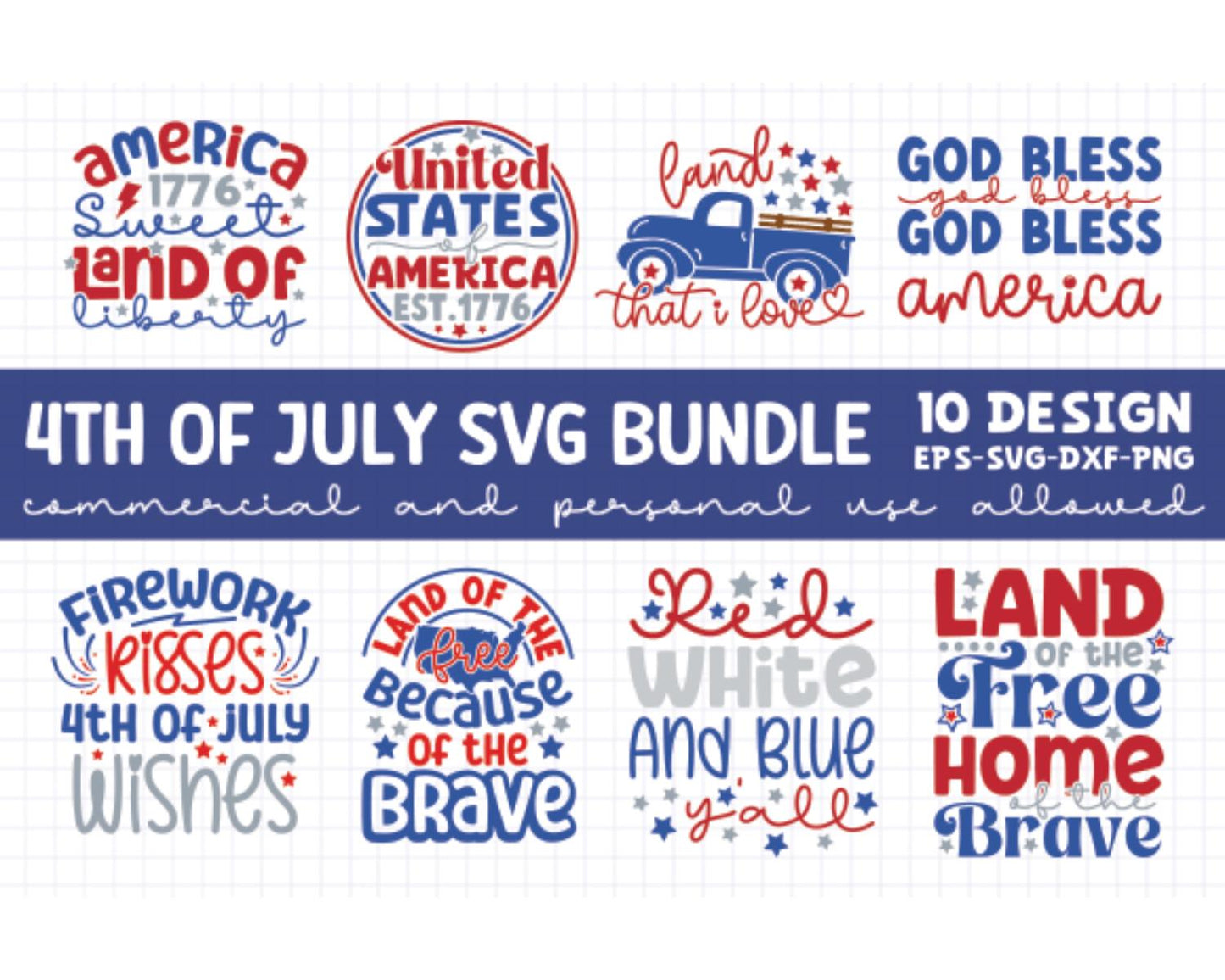 4th of July Bundle,4th of July Svg Bundl