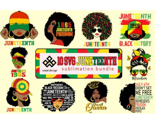 Juneteenth SVG Bundle Black History SVG