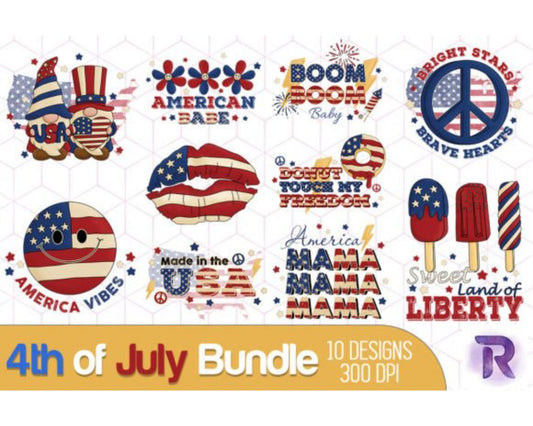 4th of July Bundle Sublimation