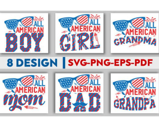 4th of July Bundle, PNG SVG EPS PDF