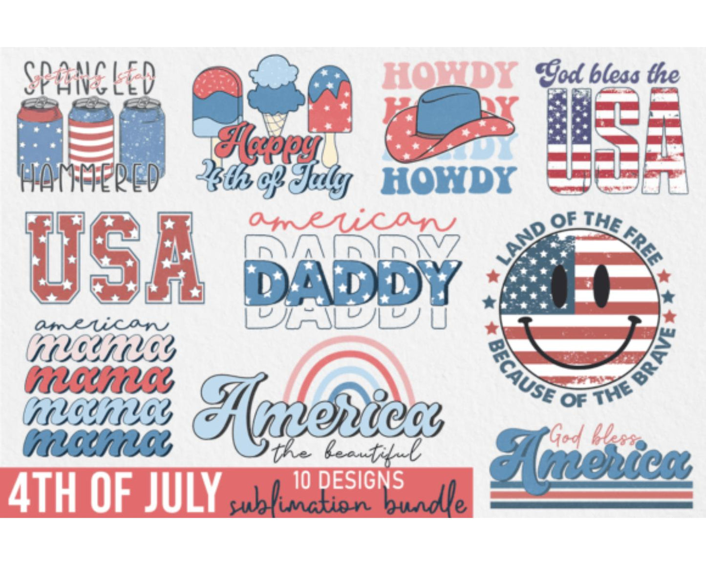 4th of July Sublimation Bundle