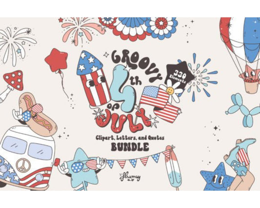 Groovy Retro 4th of July Bundle