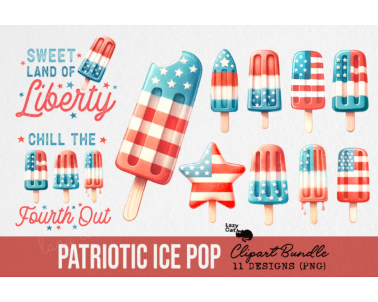 Patriotic Ice Pop 4th of July Bundle