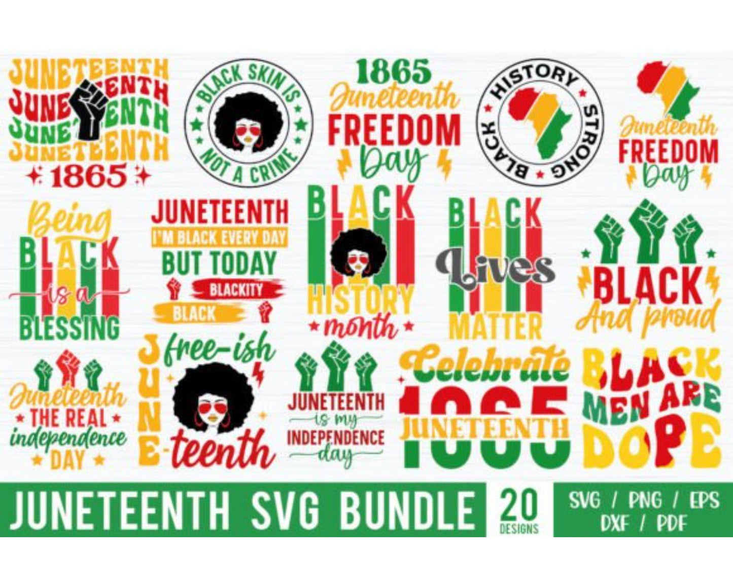 Juneteenth SVG Bundle