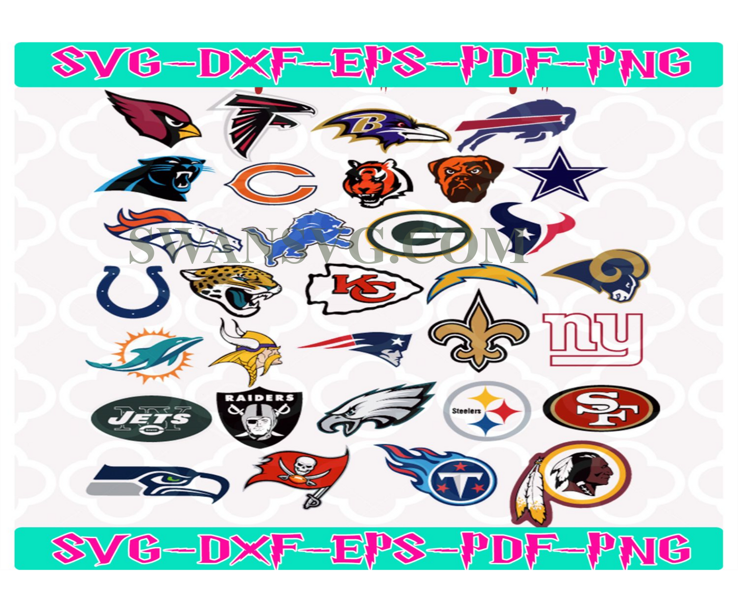 All Teams NFL Svg, Bundles Sport Svg, Sport Svg, Super Bowl