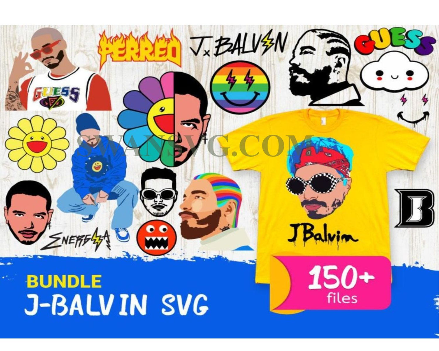 150 Bundle J Balvin SVG, J Balvin Svg, Trending Svg, J Balvin Svg