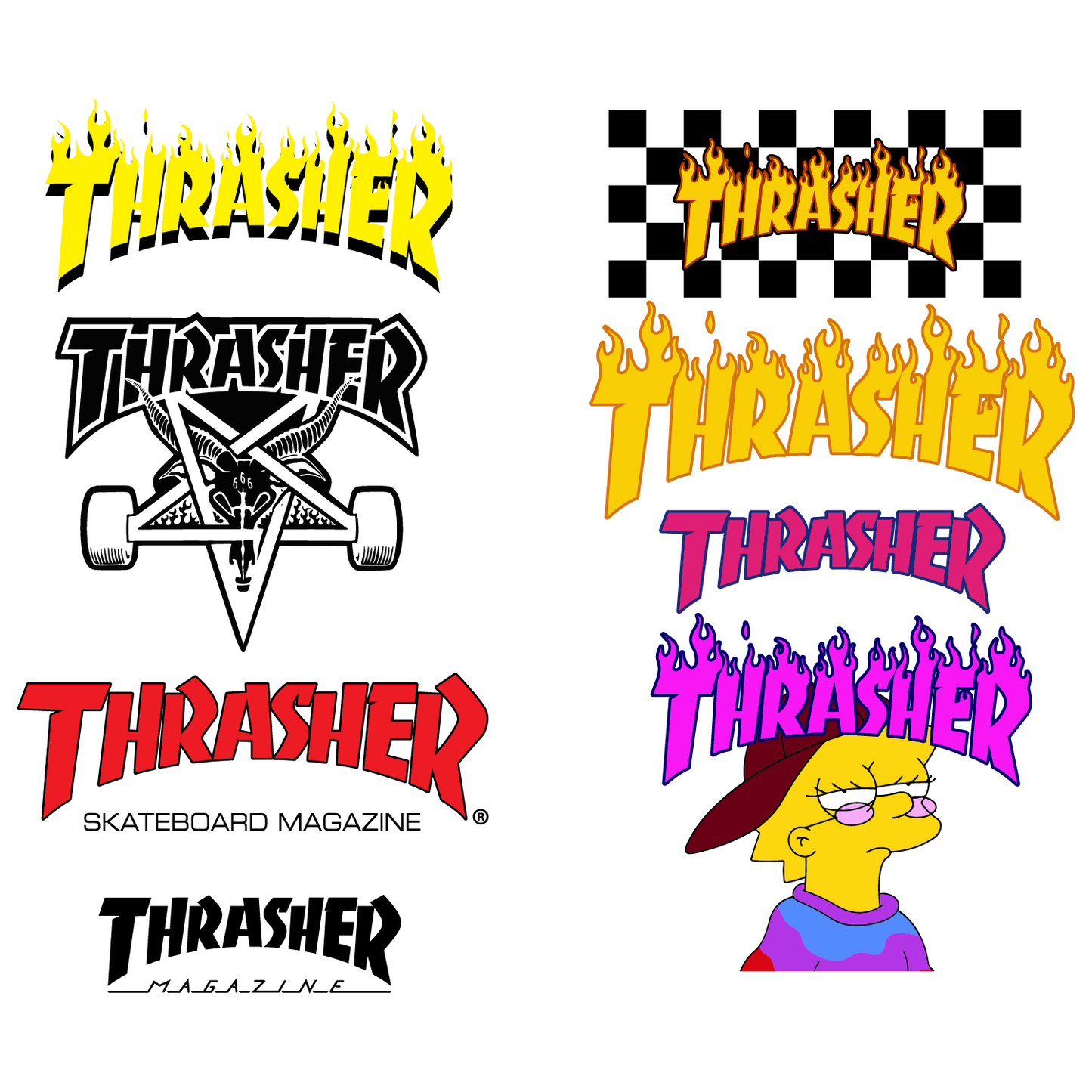 New Thrasher Logo SVG, Trending Svg, Fashion Brand Logo Clipart