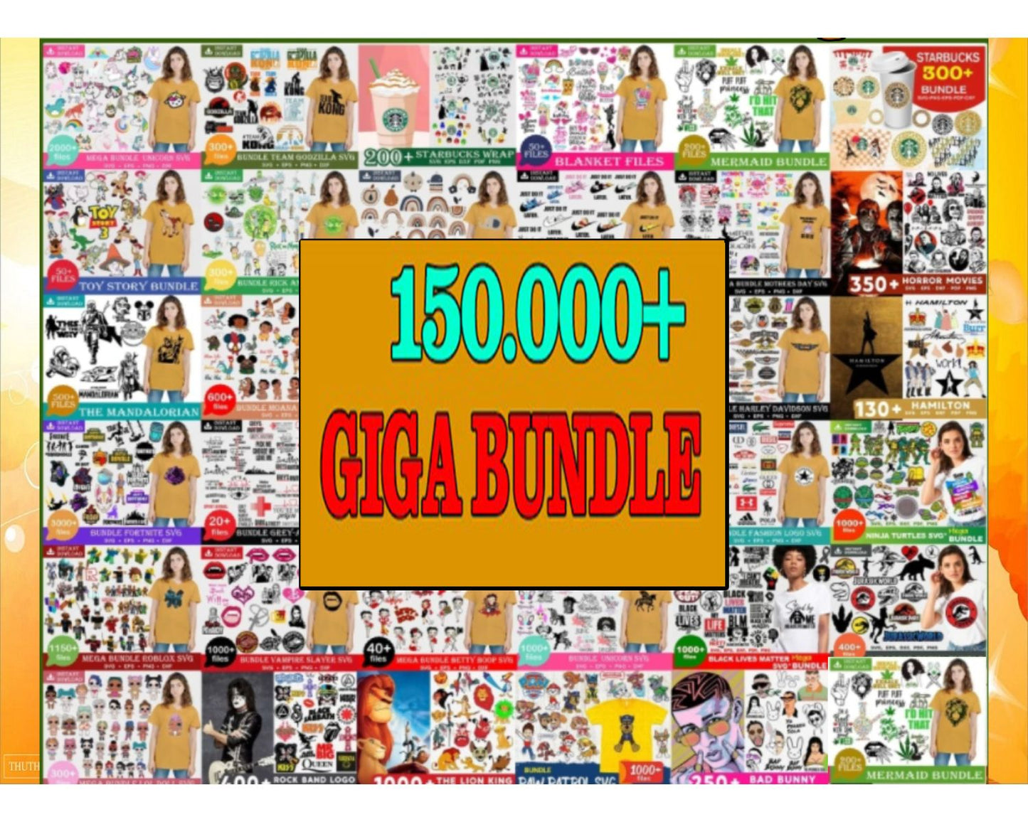 150000 Bundle svg, Mega bundle svg, Bundle svg, Ultimate Bundle svg