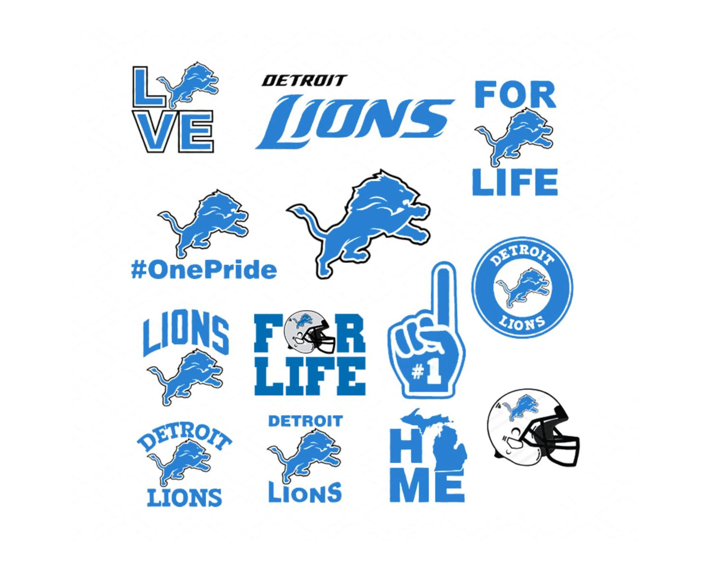 Detroit Lions Bundle Svg, Lions Svg, Lions logo svg, Nfl svg