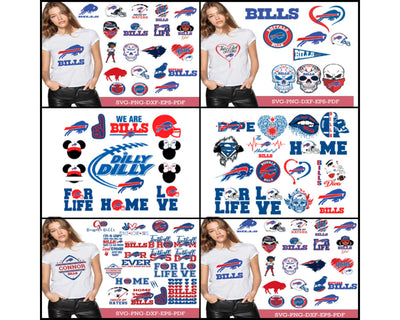 Buffalo Bills Bundle Svg, Bills Svg, Bills logo svg, Nfl svg, Football