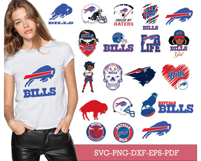 Buffalo Bills Bundle Svg, Bills Svg, Bills logo svg, Nfl svg, Football