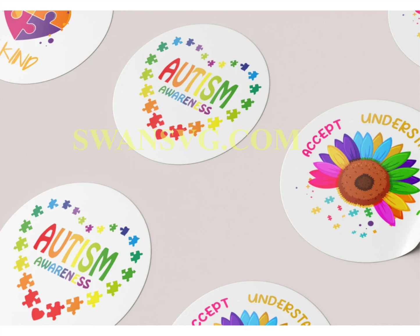 50 Autism Svg Bundle, Autism Mom Svg, Autism Ribbon Svg